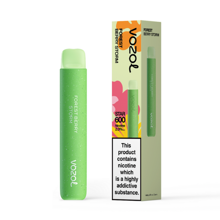 Disposable vapesVozol Star 600 Disposable Vape BarForestberrystorm