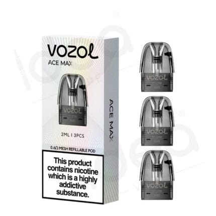 COILS & PODSVozol Ace Max Vape Refill Replacement Pods 3-PackVozol Ace Max Vape Refill Pods