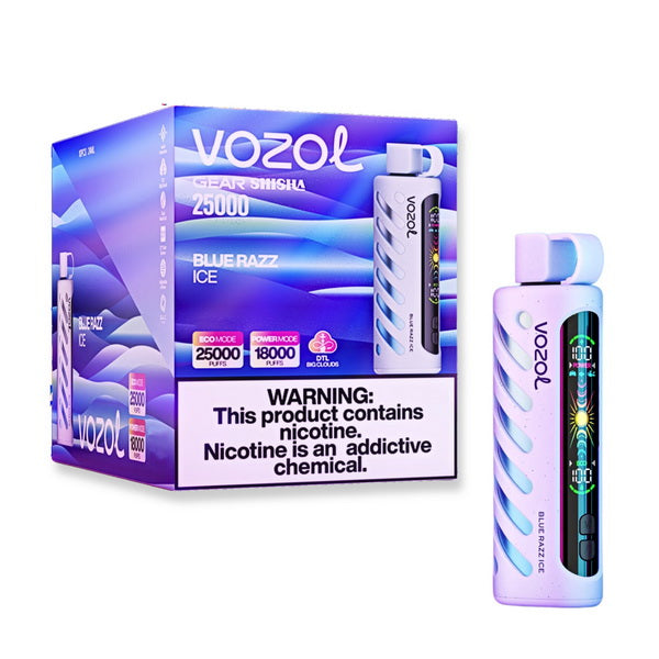 Disposable vapesBox of 10 Vozol Gear Shisha 25000 Vapebox of vozol gear shisha vape