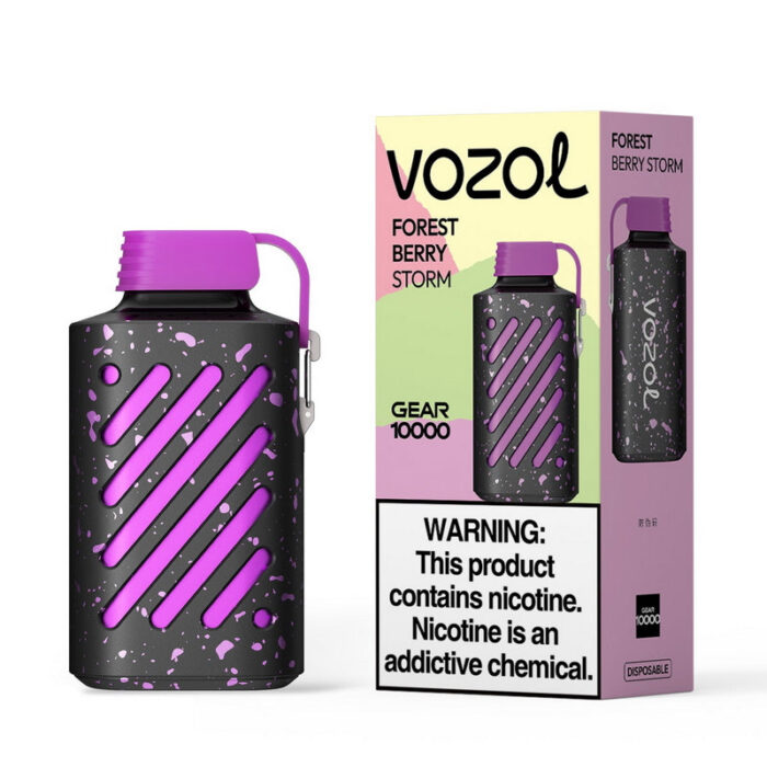 Disposable vapesVozol Gear 10000 Vape Kitvozol gear disposable vape forest berry storm