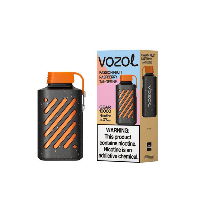 Disposable vapesVozol Gear 10000 Vape Kitvozol gear disposable vape passion fruit raspberry tangerine