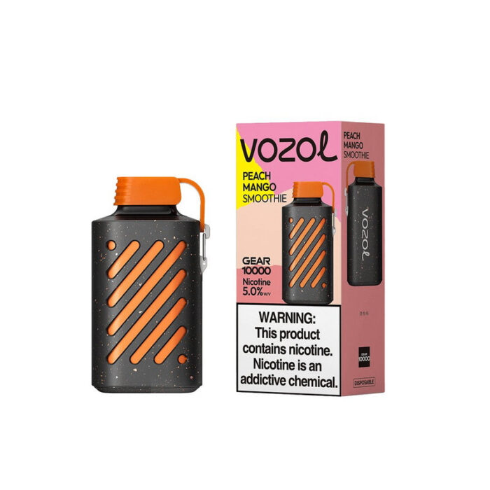 Disposable vapesVozol Gear 10000 Vape Kitvozol gear disposable vape peach mango smoothie