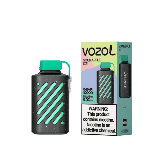 Disposable vapesVozol Gear 10000 Vape Kitvozol gear disposable vape sour apple ice