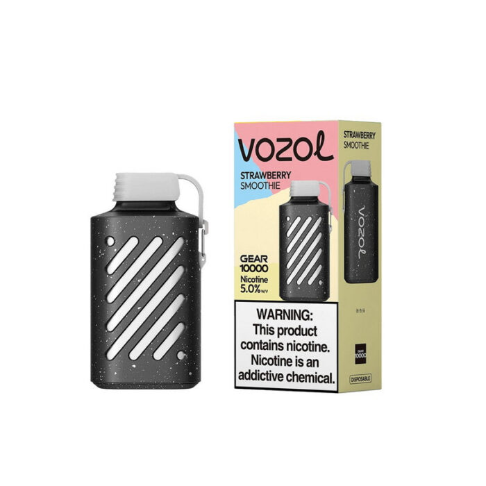 Disposable vapesVozol Gear 10000 Vape Kitvozol gear disposable vape strawberry smoothie