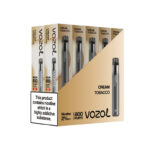 Disposable vapesBox of 10 Vozol Neon 800 Disposable Vape Multipackvozol neon pcs CREAMTOBACCO